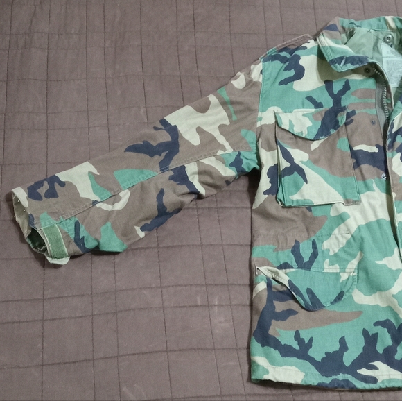 Military Cold Weather Field Coat Mens Medium/Short Camouflage Camo Jacket Army - Picture 4 of 14